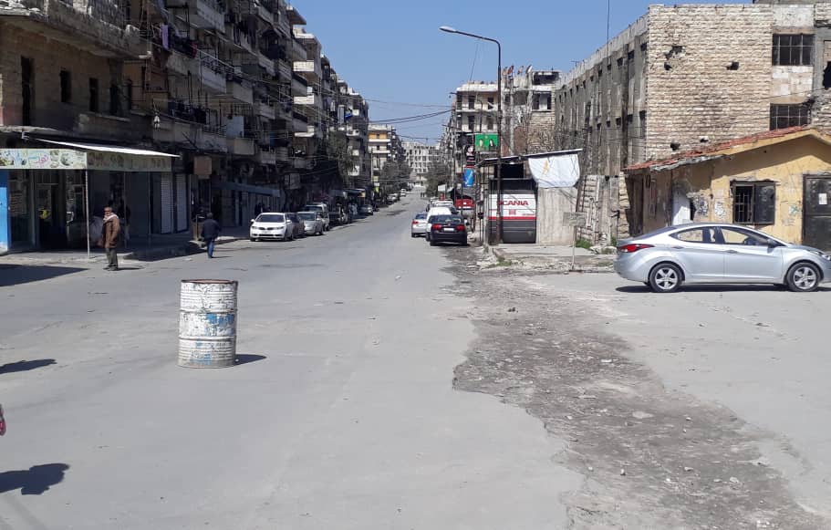 الأحياء الكُردية في حلب تتخذ إجراءات وقائية من كورونا على قاطنيها