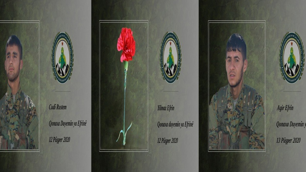 ارتقاء 3 مقاتلين كُرد بريف عفرين خلال هجوم للاحتلال وأدواته
