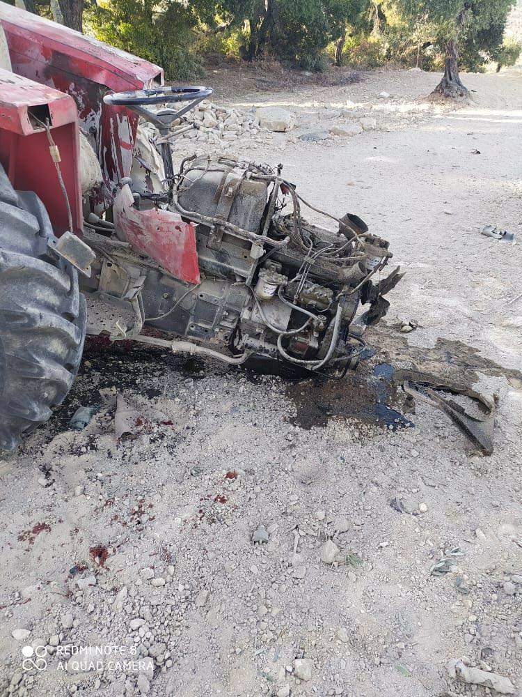 بالصور: إصابة مواطنين كرديين في انفجار لغم أرضي في قرية قاسم بريف عفرين