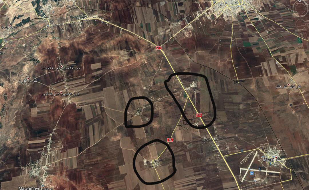 استهداف قرىً في مناطق الشهباء بأكثر من 15 قذيفة.. من قبل مدفعية الاحتلال
