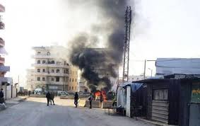اشتباكات بالأسلحة الثقيلة بين ميليشيات الاحتلال وسط مدينة عفرين