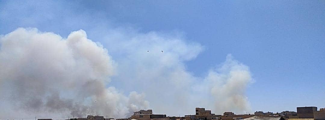 قصف عنيف يستهدف ست قرى في منطقة الشهباء من قبل الاحتلال التركي