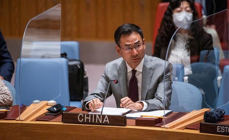 ممثل الصين في الأمم المتحدة: تركيا تحتل بشكل غير قانوني شمال شرق سوريا وتستخدم المياه كسلاحٍ للحرب