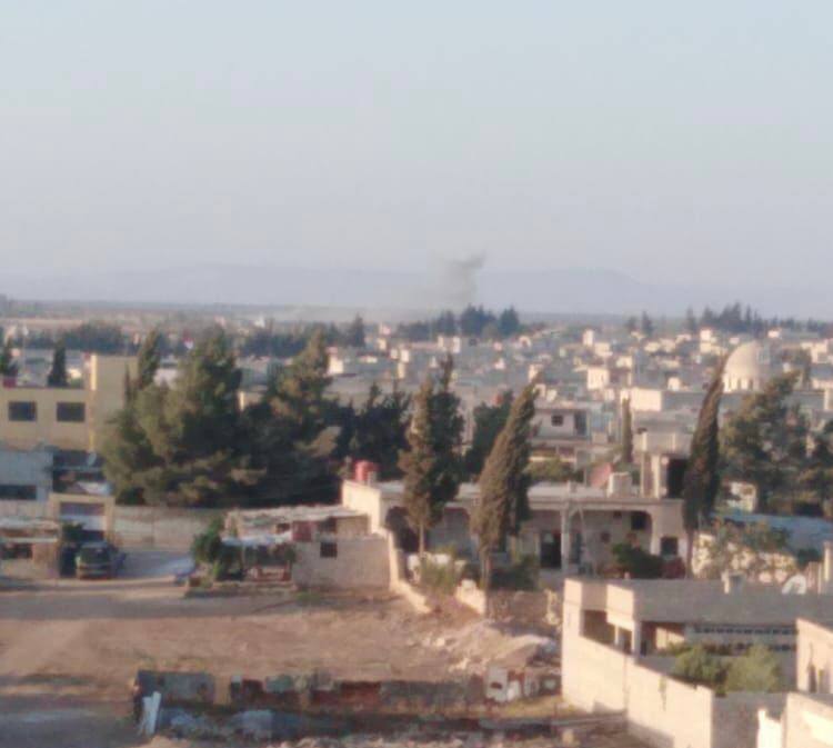 قوات النظام السوري تقصف محيط قاعدة الاحتلال التركي في كلجبرين رداً على قصف الأخيرة محيط تل رفعت