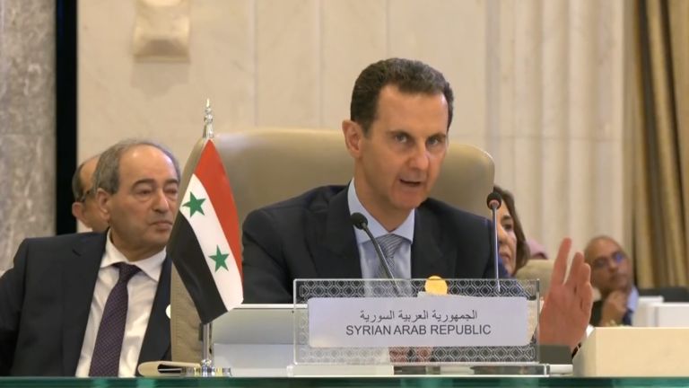 في القمة العربية بجدة... الرئيس السوريّ يعتبر تركيا عنواناً لخطرٍ توسعيّ يهدد العرب ويوازي خطر إسرائيل