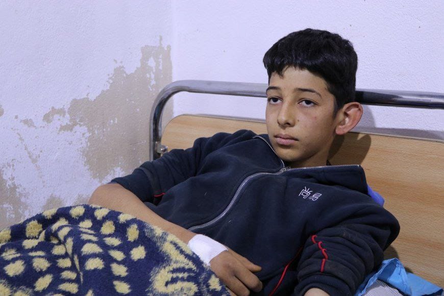 استشهاد طفل متأثراً بجراحه قي قصفٍ تركي على منطقة الشهباء شمالي حلب