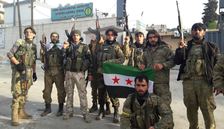 After claiming to fight spoilers, Turkish occupation allows the return of the islamic militia ‘’al-shohada al-sharqia