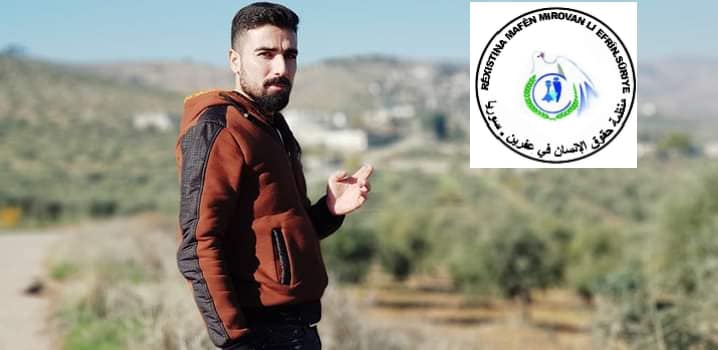 “Al-Sharqiya” militia kidnaps a young man from the village of Maska Fawqani in Afrin countryside