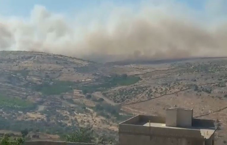 A house collapsed on a Kurdish family in Sherawa district ... as a result of being targeted by the Turkish occupation artillery