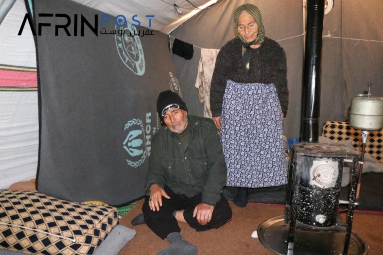 The elderly people of Afrin, victims of the occupation and the harshness of life in the camps