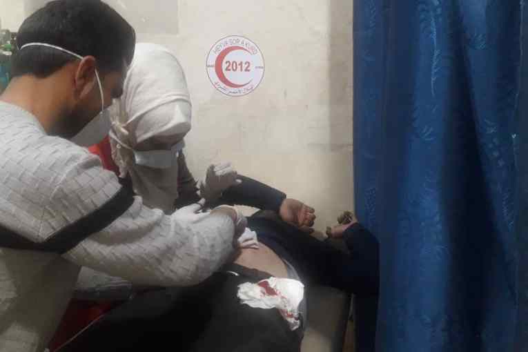 Displaced Kurdish citizen from Afrin was injured as a result of the bombardment of the Turkish occupation