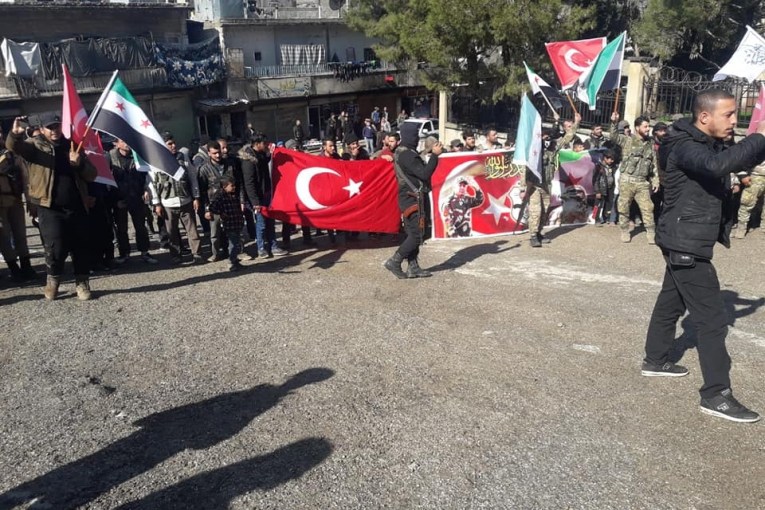 Islamic militias defraud the people of “Baadina” to force them to support the Turkish invasion of Idlib