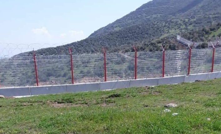 The Turkish occupation cuts 800 meters from the vicinity of the village 