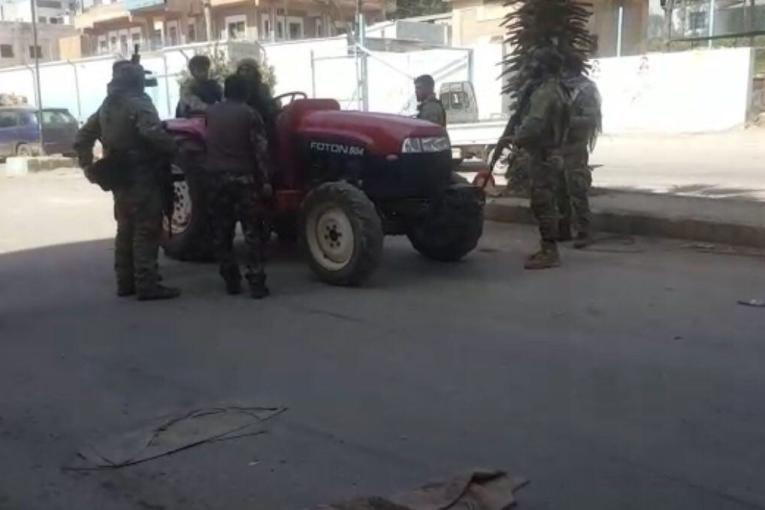 “Sulayman Shah” militia assaults a Kurdish folk artist in the countryside of Afrin ... under the pretext that he transported two settlers with his agricultural tractor