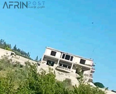 Pictures: Turkish Intelligence transforms the house of a displaced Kurd to a security headquarter in Shara district