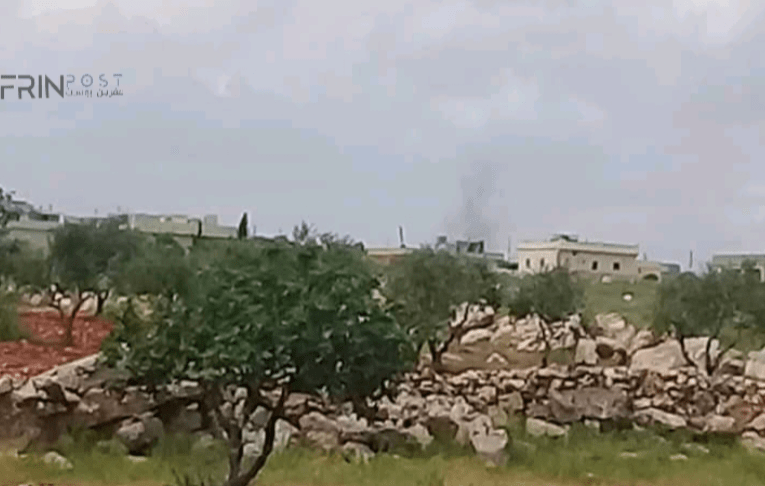 Turkish occupation bombed a group of villages in Al-Shahba with heavy weapons