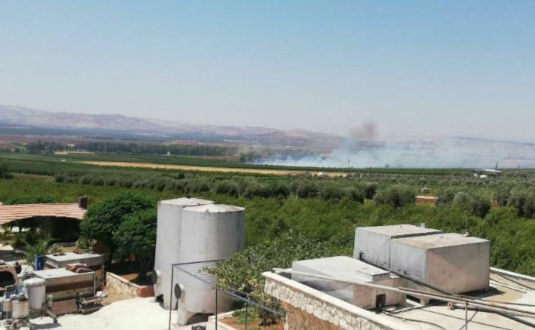 Explosion hits militants training center, located on the outskirts of Afrin center