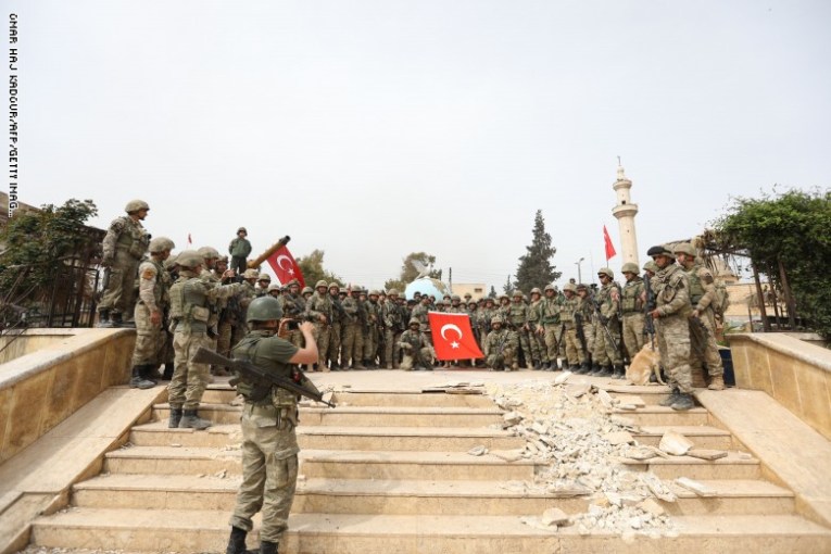 Turkish occupation officials visit Afrin as if it was affiliated with a Turkish state