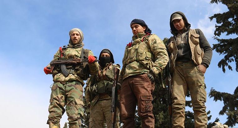 Checkpoint of “Ahrar al-Sharqiya” militia near “Ain Hajar” extorts Kurds heading to Afrin