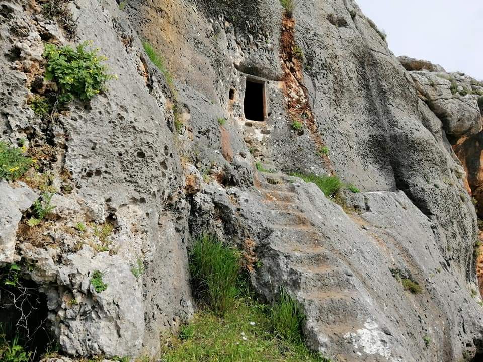 Destroying and excavating a historical cave in Afrin under the pretext of opening a quarry