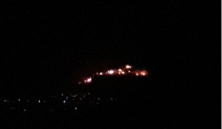 Mine explosion causes a massive fire in Qibareh ... and the Muslim Brotherhood militia besieges the village of Khelalka