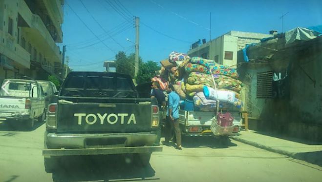 Tracking Kurdish people in Afrin and taking advantage of their absence to do heists