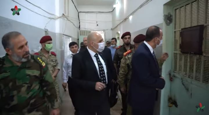 AlHariri visits “Marateh Prison” in occupied Afrin in a beautification act that increased the ugliness of the opposition