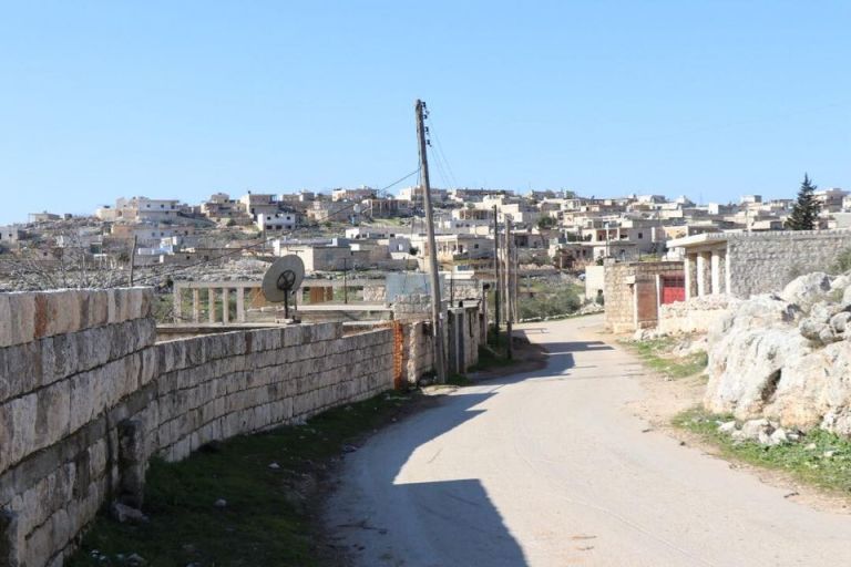 Turkish occupation forces shell Burj Al-Qas village in Sherawa district