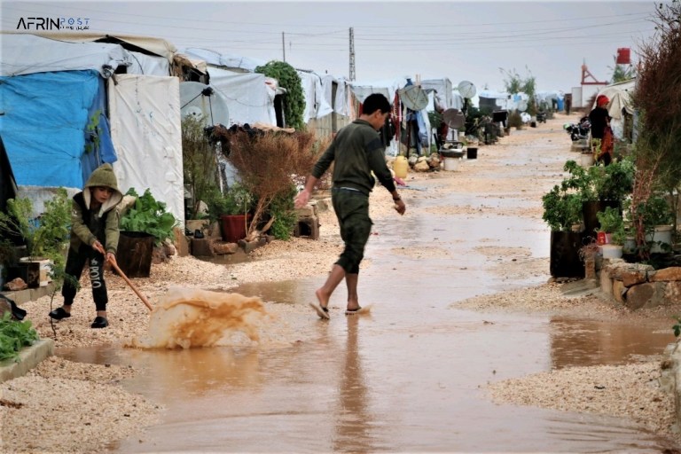 Turkish occupation forces bomb villages in Shahba areas