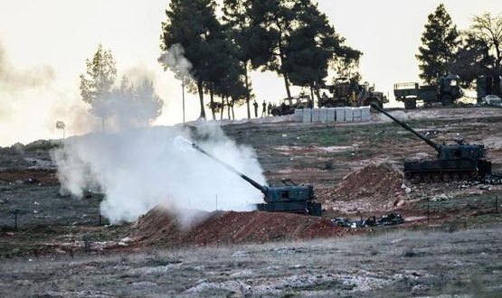 Turkish occupation violently shells Al-Alqamiyah and Maranaz, and  Al-Shamiya reinforcements arrive at contact line in Al-Shahba