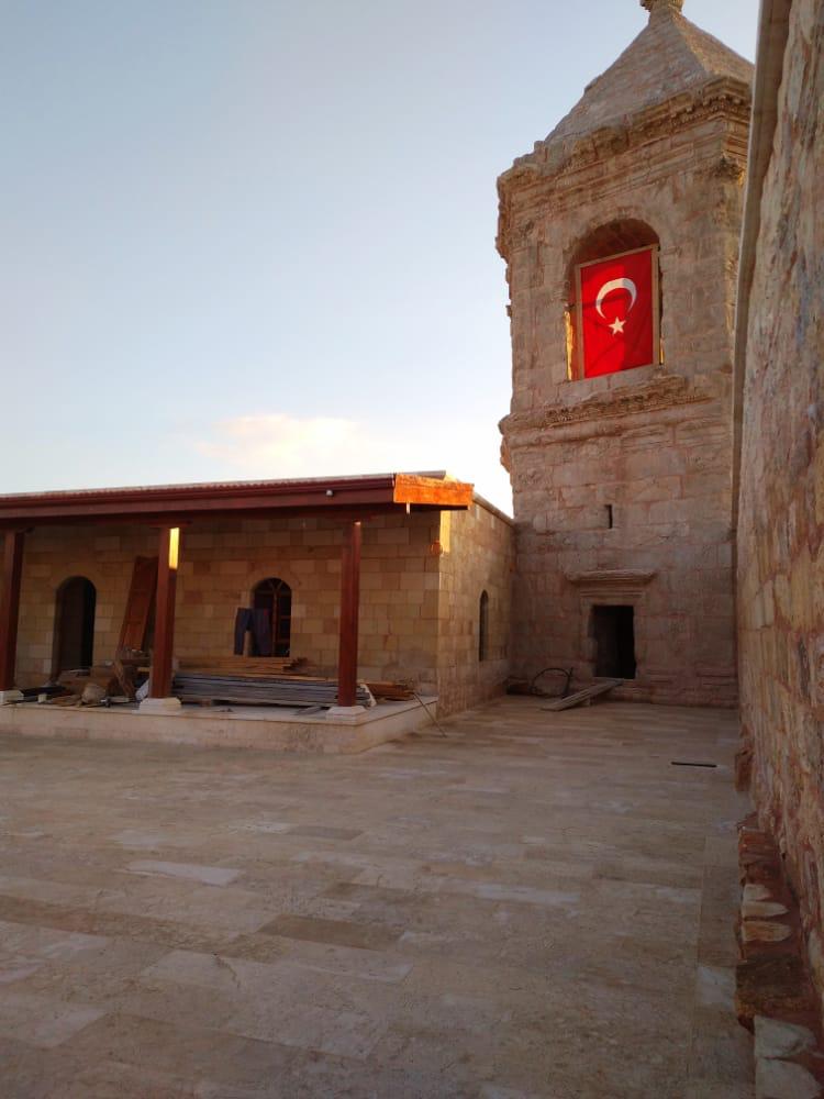 The occupation turns the Roman cemetery at the site of Nabi Huri into a mosque ... in light of the continuing sweeping operations in its vicinity