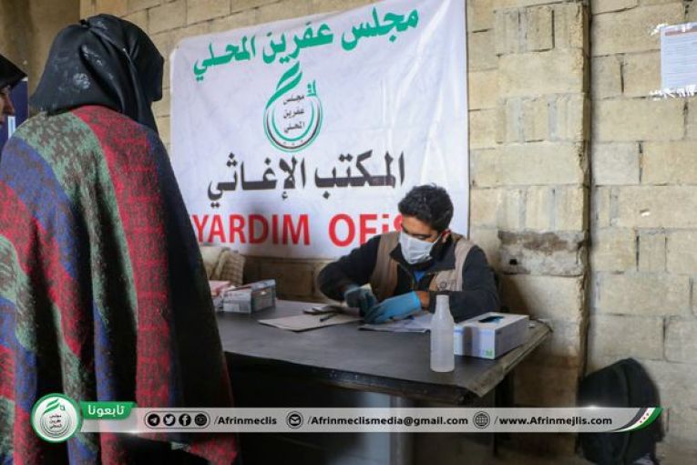 Afrin: The Relief Office distributes fertilizers and seeds to settlers to encourage them to cultivate