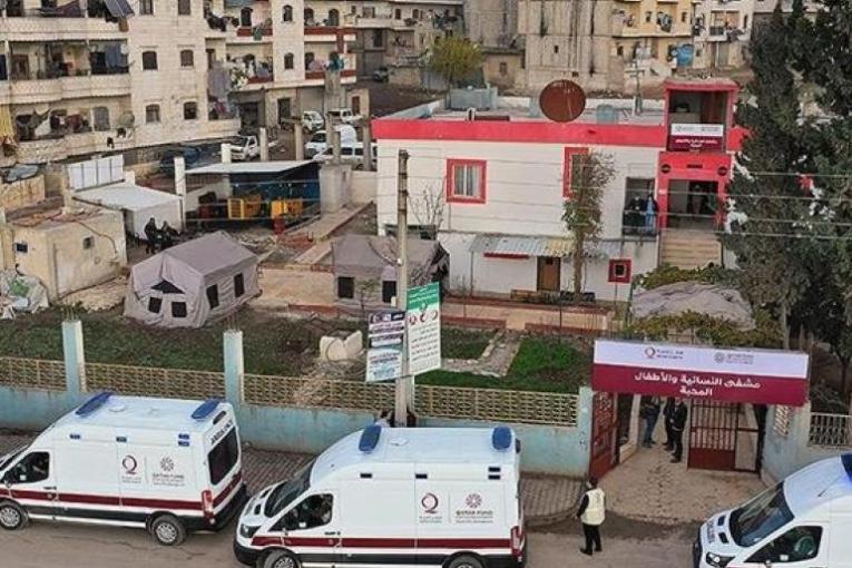 Kurdish citizen's house turned into hospital in Afrin ,with Qatari-Turkish funding