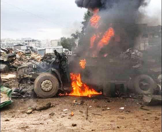 Another bloody day: 17 people killed and injured in a truck bomb explosion, in Afrin