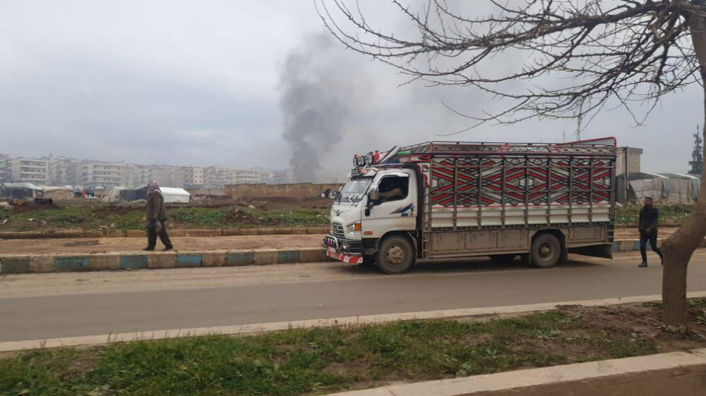 4 people arrested after  bomb attack that hit Afrin industrial area