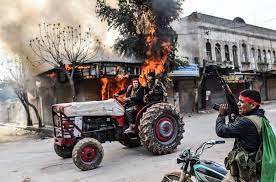 “Jabhat al-Shamiya” sells stolen  agricultural tractors from Afrin in Azaz