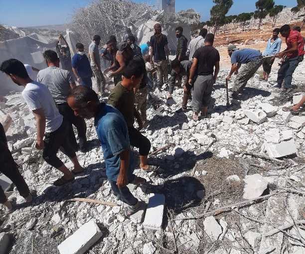 Syrian regime bombing Kuwayt al-Rahma settlement leaves one dead and others injured