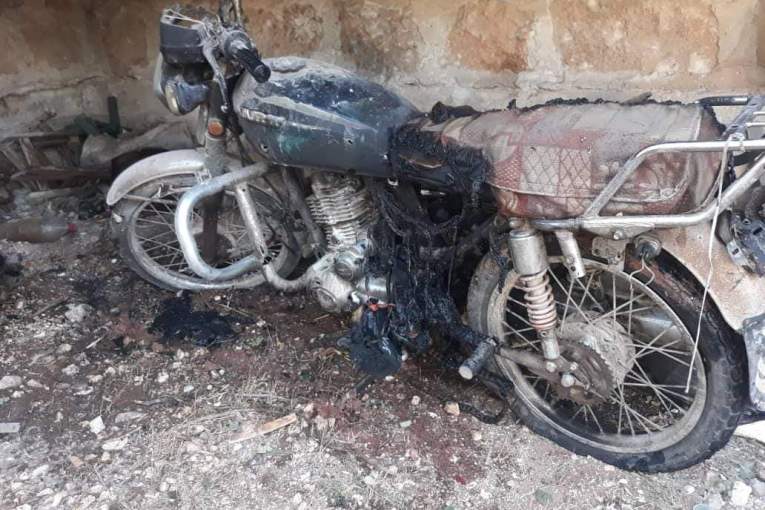 Material damage caused by Turkish shelling on Abbin, northern Aleppo