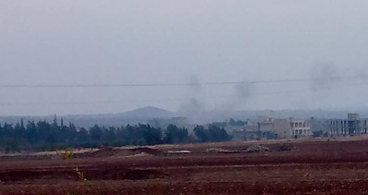 Turkish forces intensively shelled three villages in Sharan district, Afrin