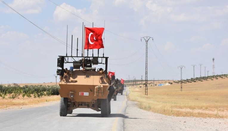 Turkish armored vehicle ran over two people in Syria's Afrin