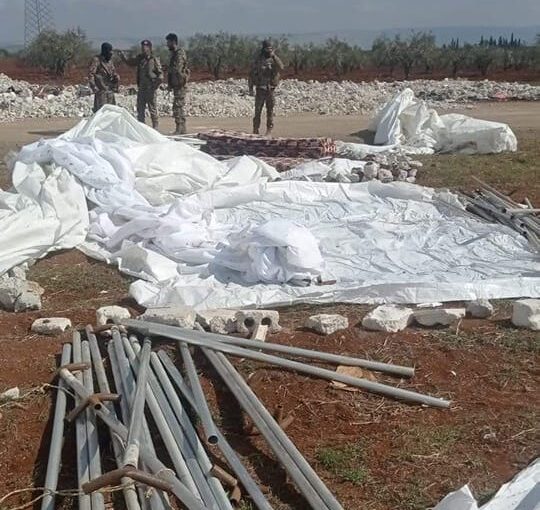 Pro-Turkey IDPs in Afrin Allegedly Claim Destroyed Houses as Their Own to Receive Aid