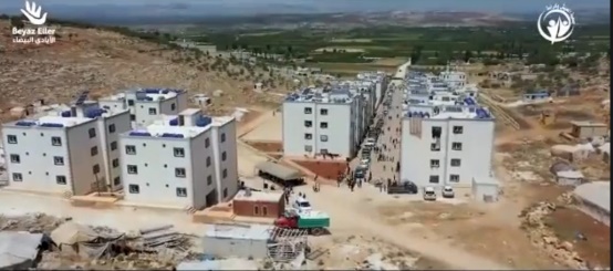 Faylaq Al-Sham Members Families Move to Newly Opened 'Um Tuba' Settlement in Afrin