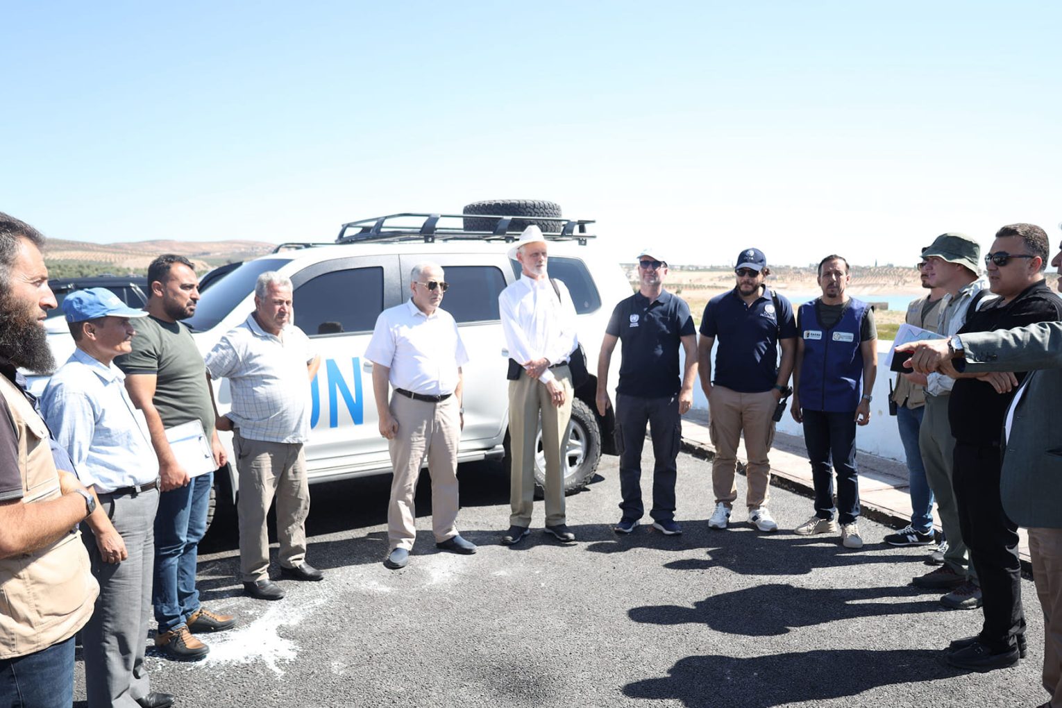 Joint UN-Syrian Delegation Inspects Medanki Dam in Afrin as Turkey Cut Water Supply