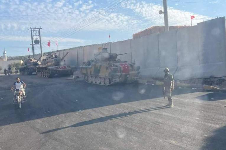 Turkish Forces Deploy Armored Vehicles and Militias in Afrin Amid Rising Tensions