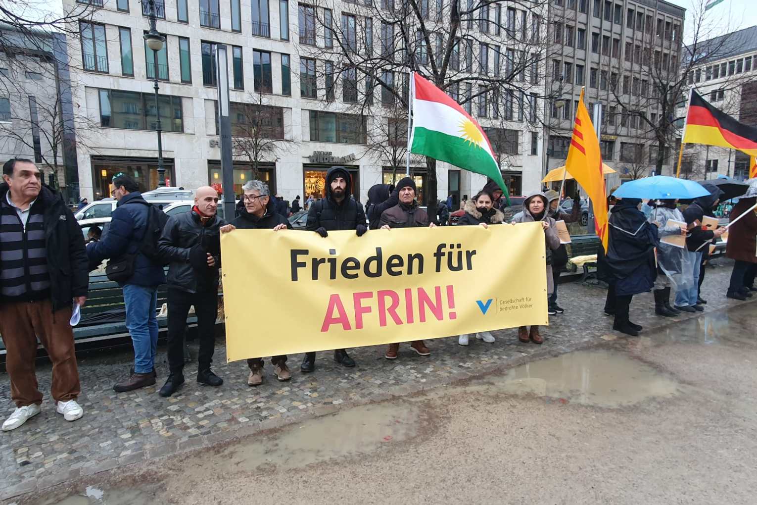 Afrin Issue Reverberates in Berlin During 79th Human Rights Anniversary