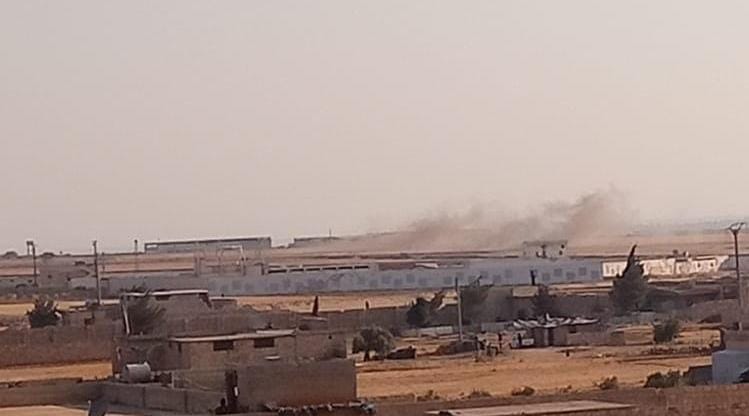 طائرة مسيّرة تركية تستهدف قرية برج القاص ومواقع جيش النظام في ناحية شيراوا بأربع قذائف