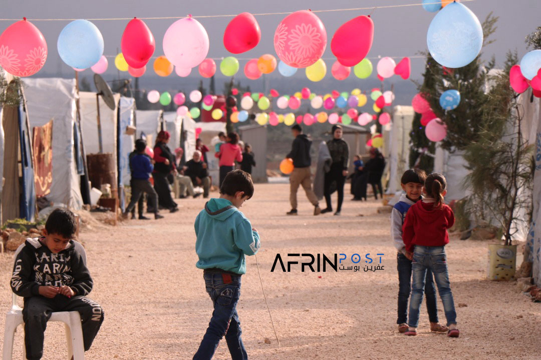 Wishes of Afrin displaced people in the New Year