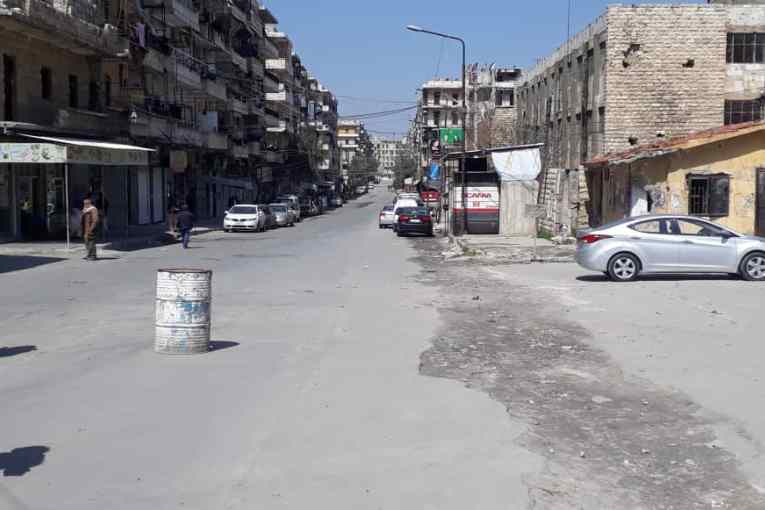 The Kurdish neighborhoods in Aleppo take precautionary measures against Coronavirus