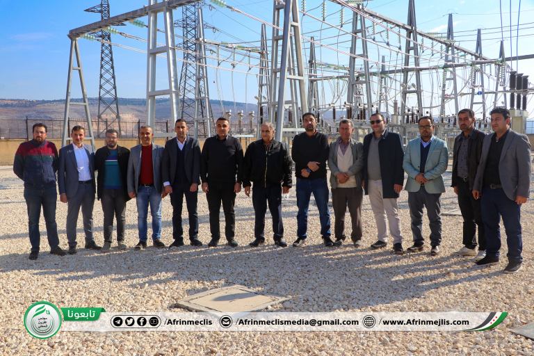 Connecting electricity to Afrin: economic and profitable project aims to link the region in service and economic and with Turkey