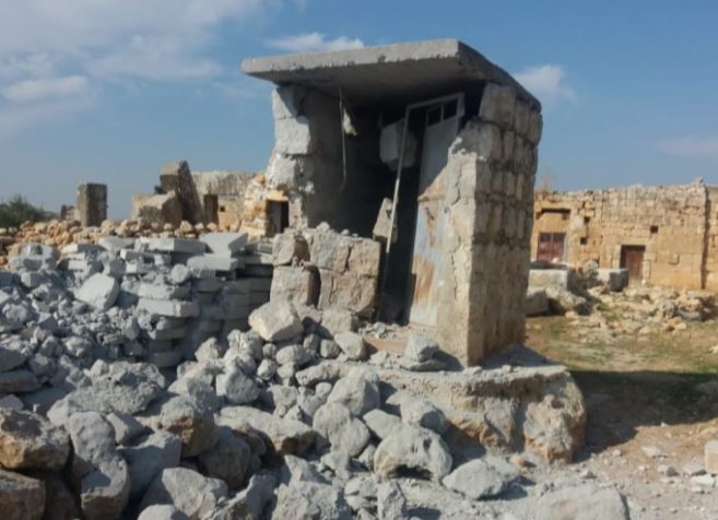 Turkish occupation shells “Kaluta” village in Sherawa district